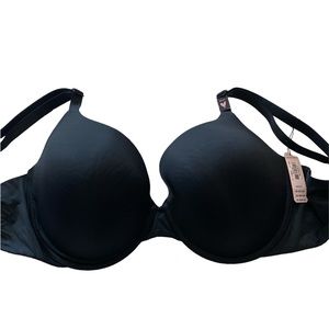 NWT black uplift semi demi black Victorias Secret bra